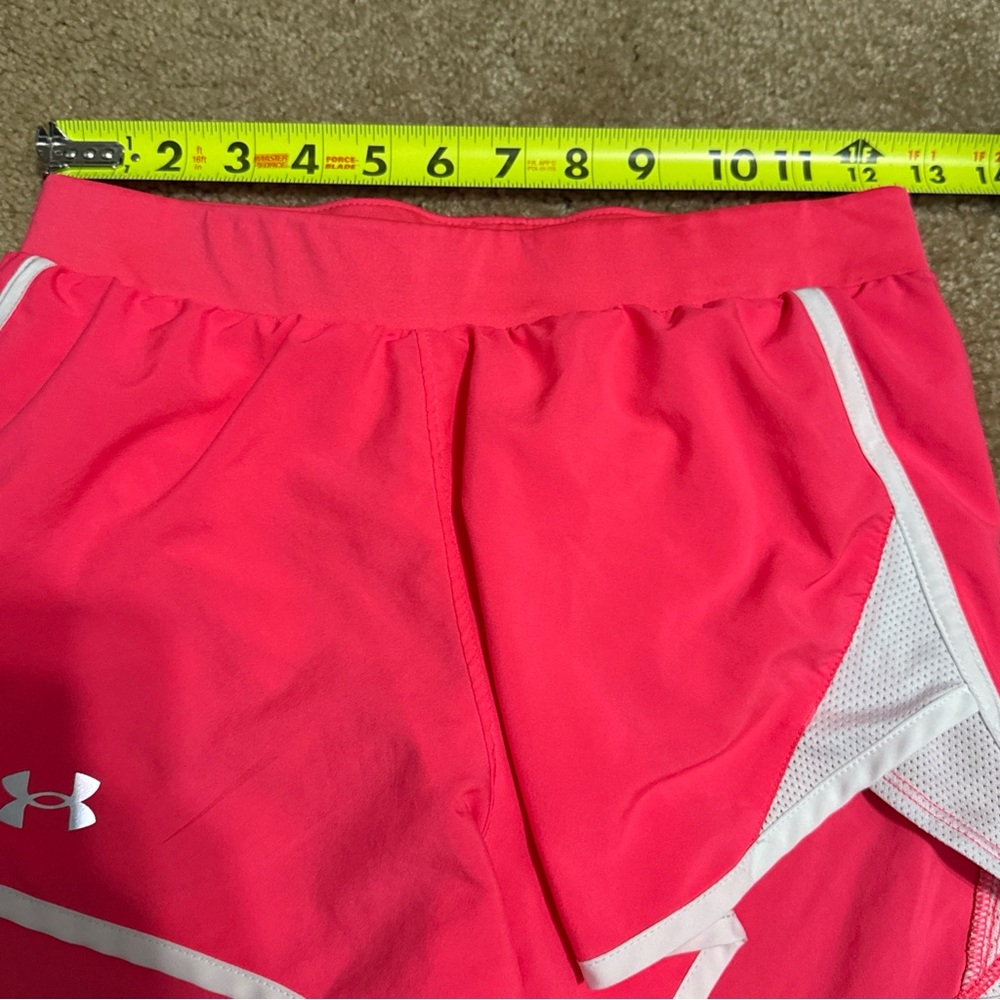 Under Armour Heat Gear Loose Fit Hot Pink Shorts Womens XS Extra Small - Picture 3 of 7